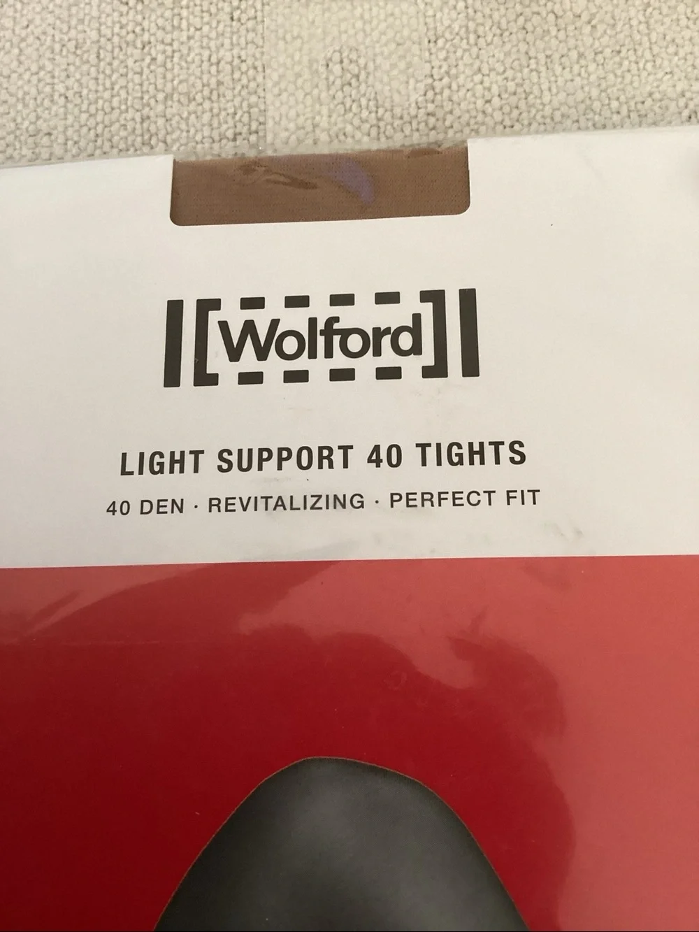 Wolford Light Support 40 Tights, 40 Den, Gobi, Size Small, NWT